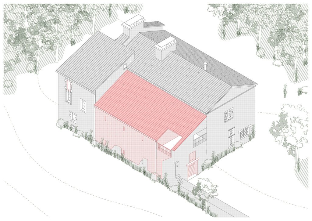 LA FAGE, une maison dans une maison / Plan Común