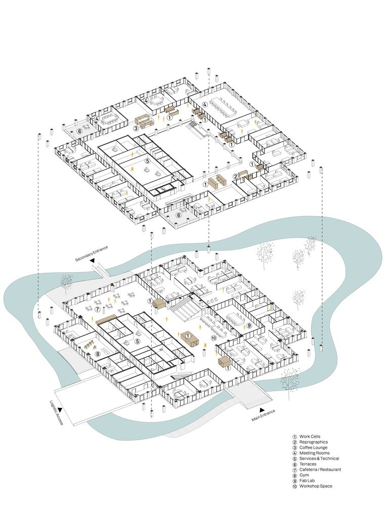 Pavillon Jardins / Atelier du Pont