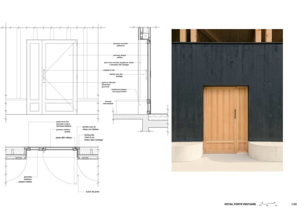 Vestiaires et Club House des Installations Sportives / Anthony Laffargue
