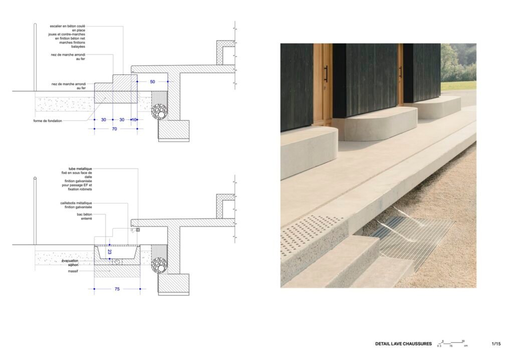 Vestiaires et Club House des Installations Sportives / Anthony Laffargue