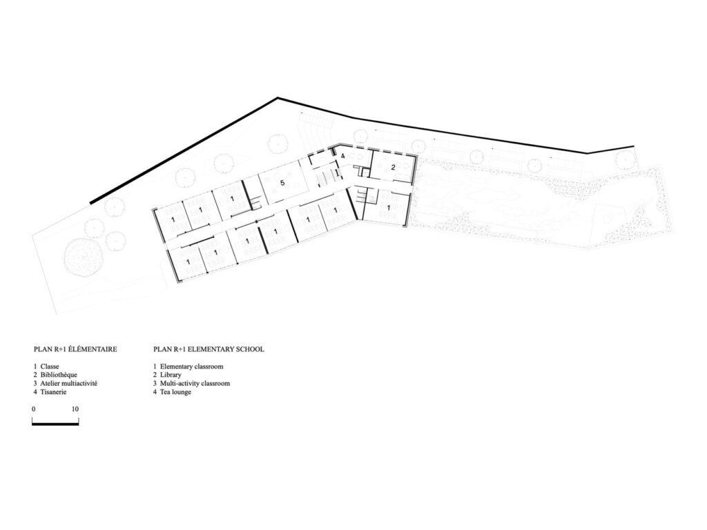 Bâtiment Fossile à l’École de Cabriès / Amelia Tavella Architectes