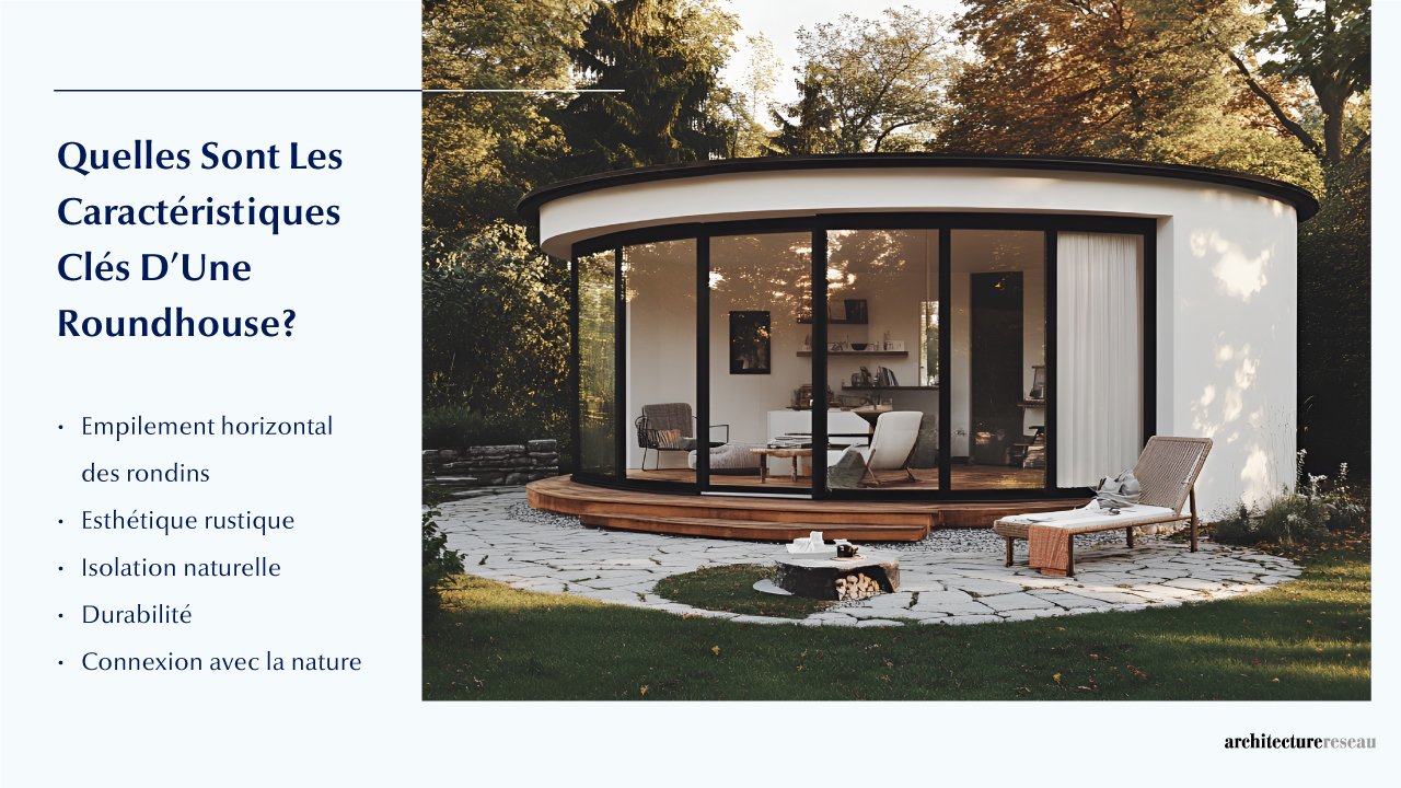 Roundhouse - Visualisation, Utilisations, Défis, Prix Et Logici Quelles caractéristiques architecturales définissent une Roundhouse ?
