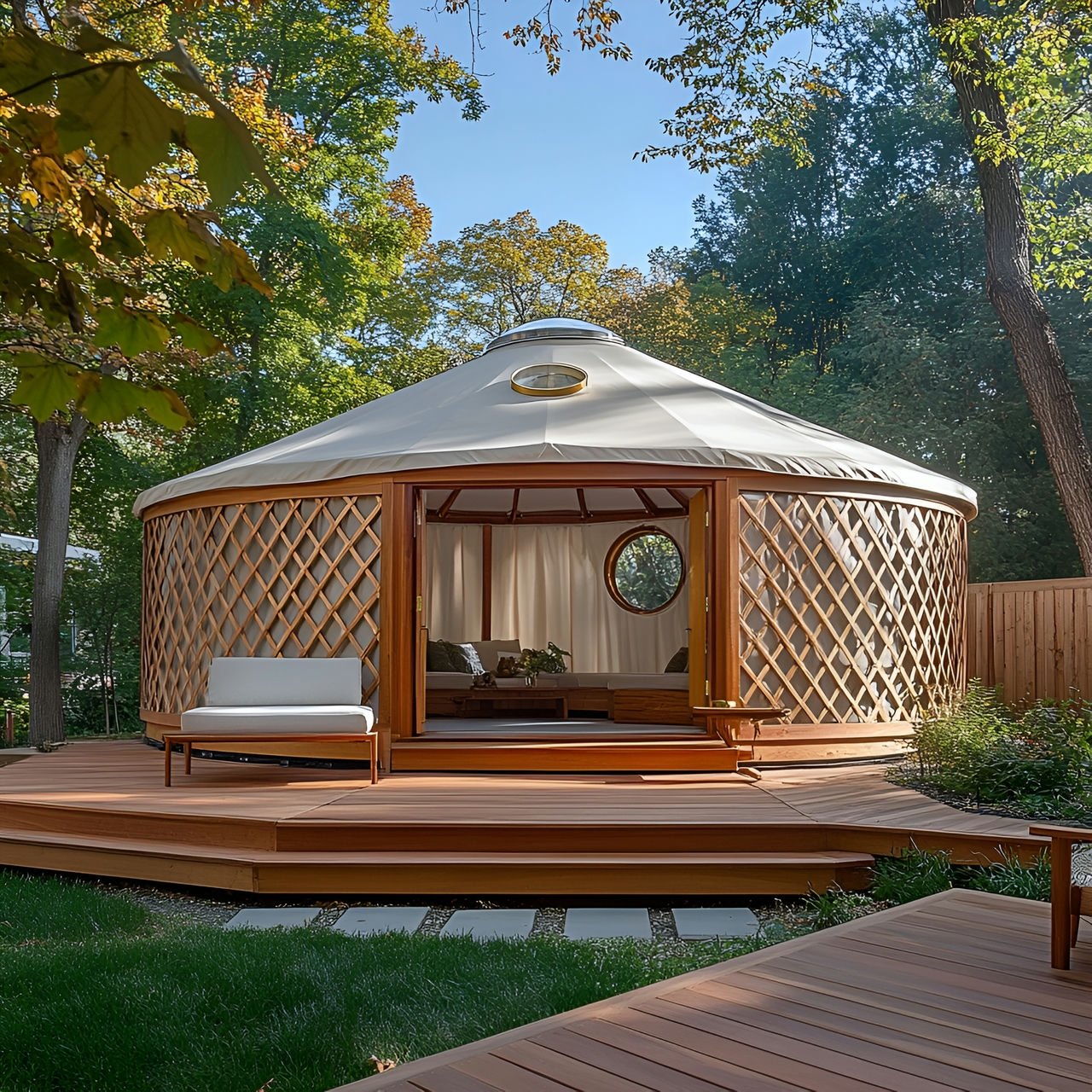 Yurt Yourte : Architecture, Histoire, Durabilité, Matériaux et Prix Typiques