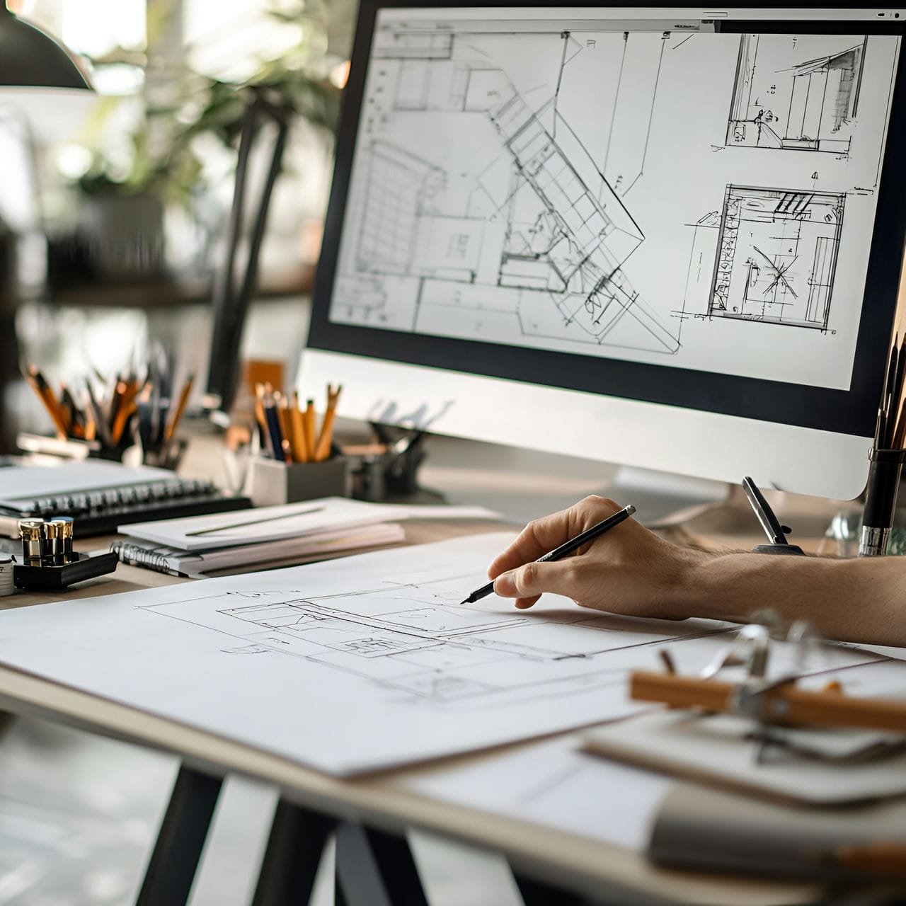 18 Éléments Indispensables pour le Bureau d’un Architecte