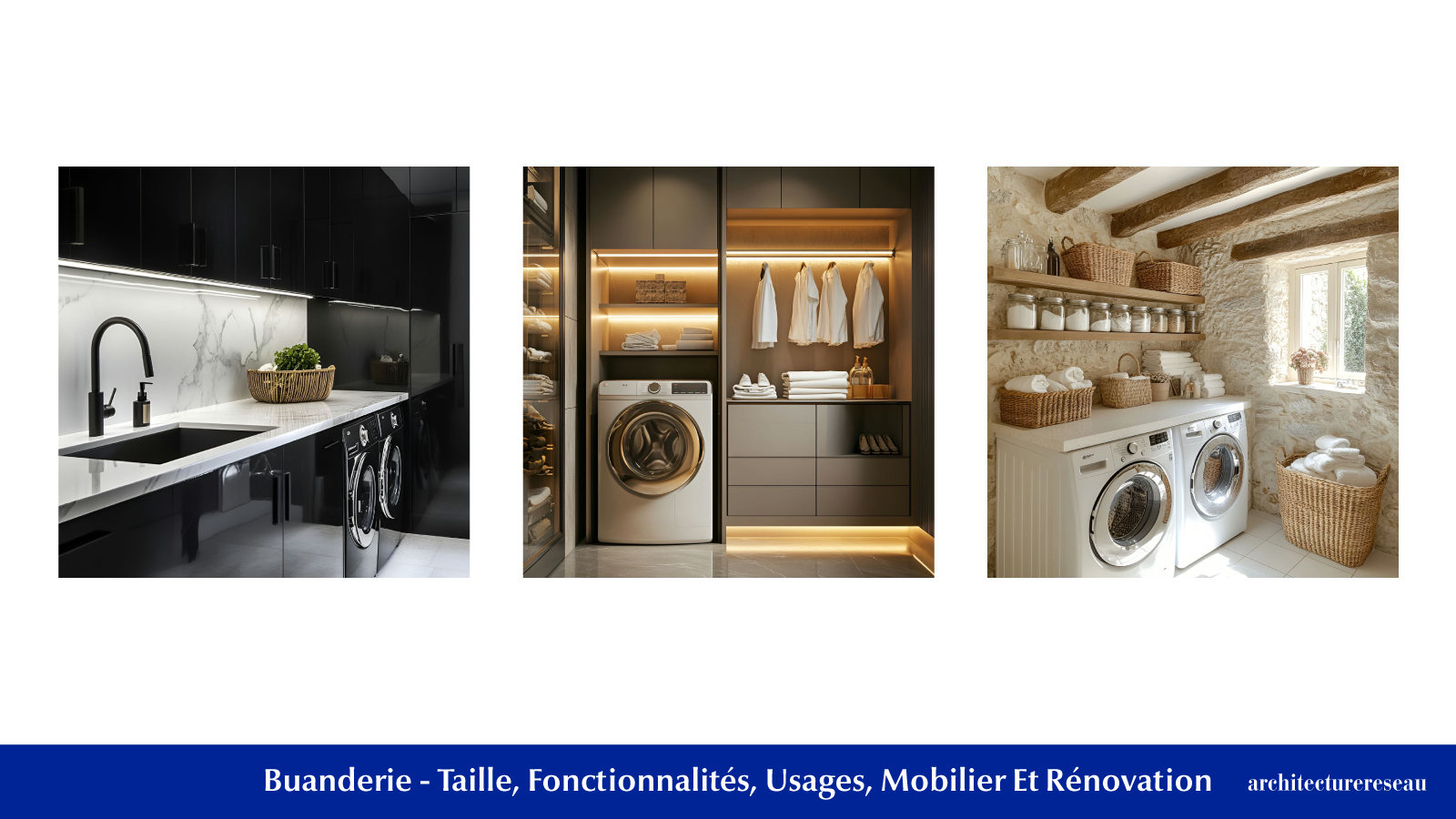 Buanderie: Taille, Fonctionnalité, Usages, Mobilier et Rénovation