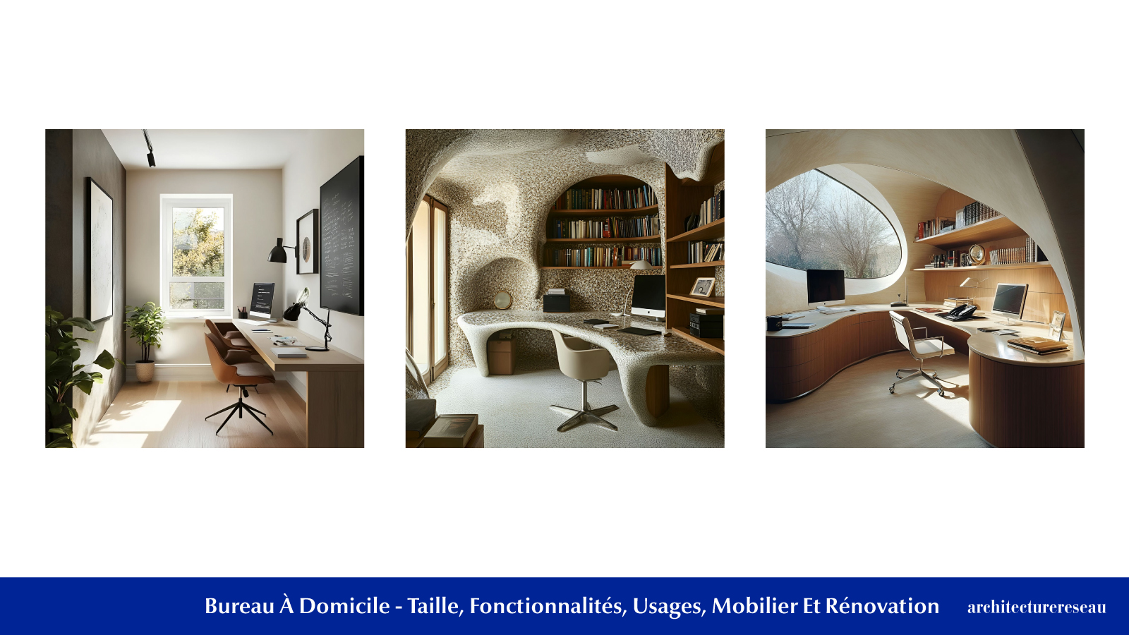 Bureau à Domicile : Taille, Fonctionnalité, Usages, Mobilier et Rénovation
