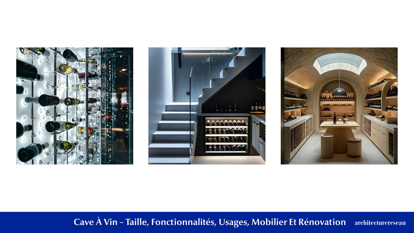 Cave à vin : Taille, Fonctionnalité, Usages, Mobilier et Rénovation
