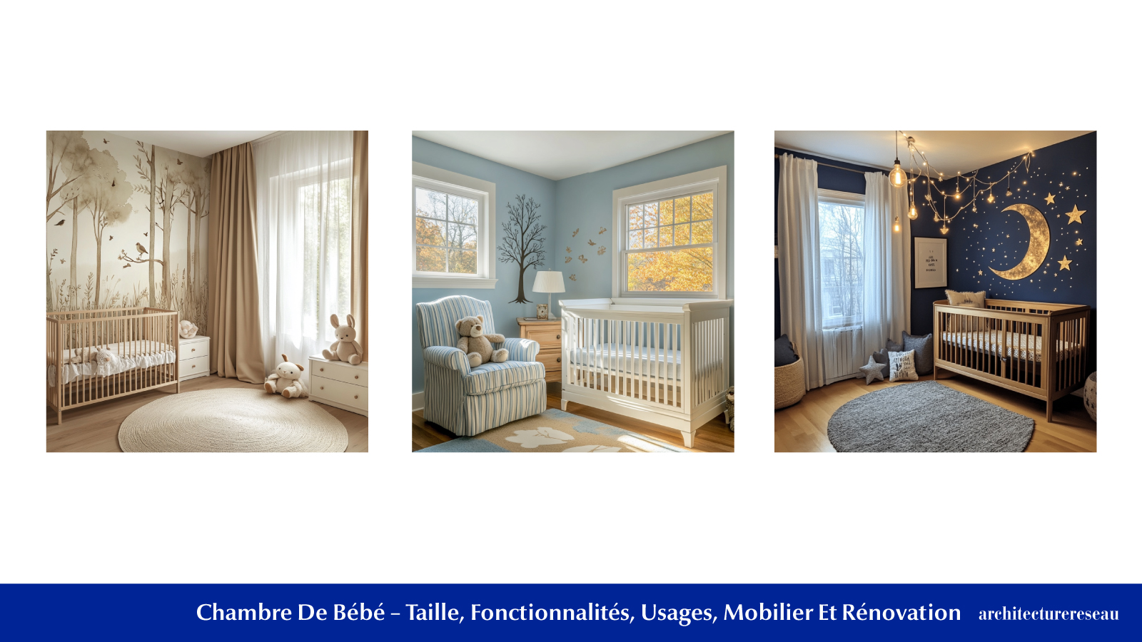 Chambre de bébé: Taille, Fonctionnalité, Utilisations, Mobilier et Rénovation