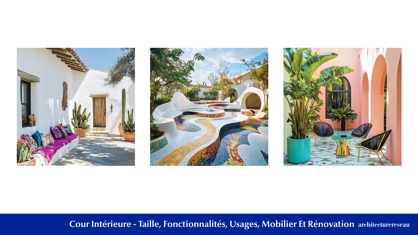 Cour intérieure : taille, fonctionnalité, usages, mobilier et rénovation