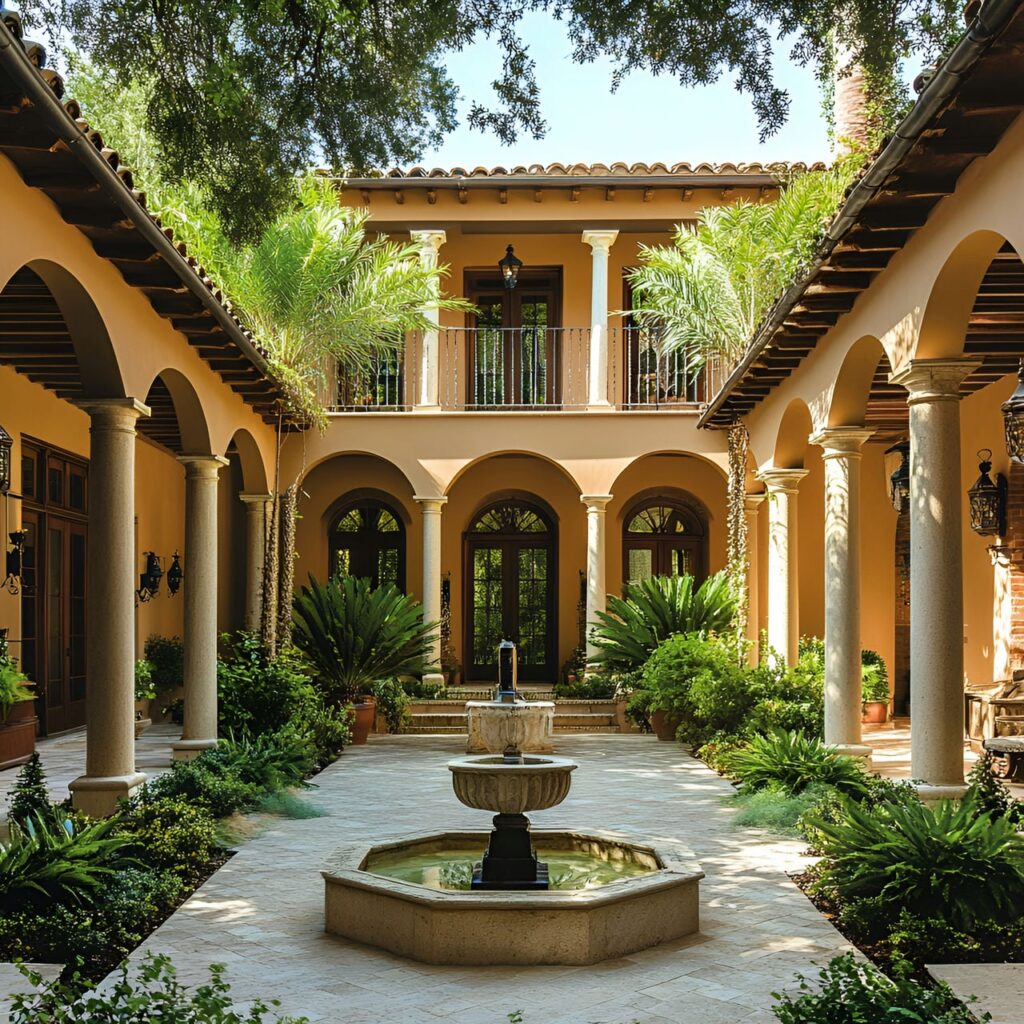 Cour intérieure : taille, fonctionnalité, usages, mobilier et rénovation