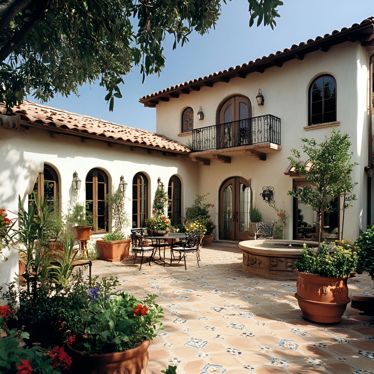 Cour intérieure : taille, fonctionnalité, usages, mobilier et rénovation