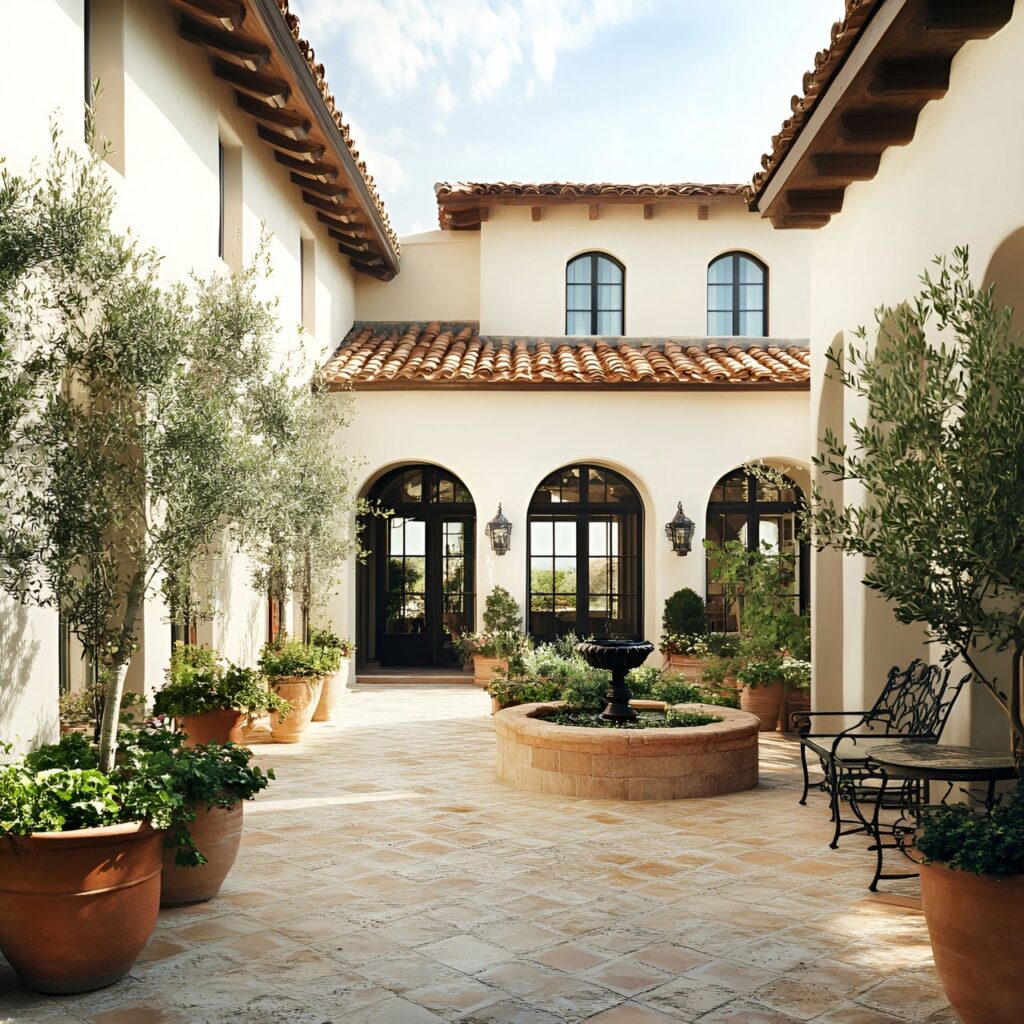 Cour intérieure : taille, fonctionnalité, usages, mobilier et rénovation