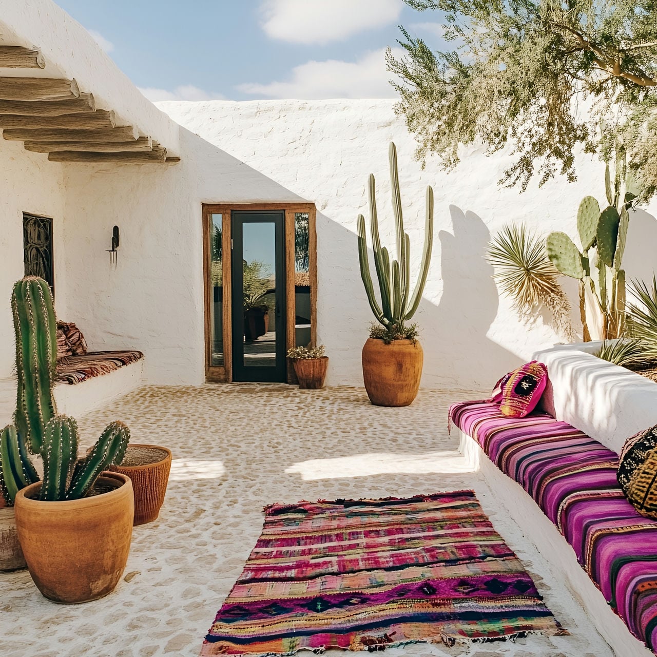 Cour intérieure : taille, fonctionnalité, usages, mobilier et rénovation