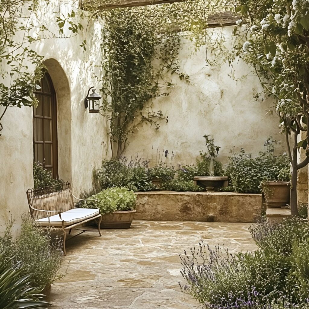 Cour intérieure : taille, fonctionnalité, usages, mobilier et rénovation