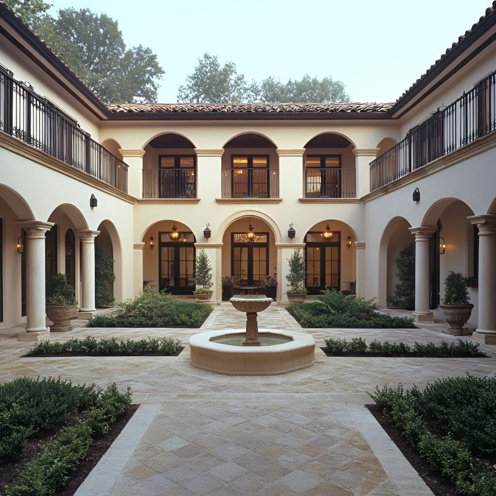 Cour intérieure : taille, fonctionnalité, usages, mobilier et rénovation