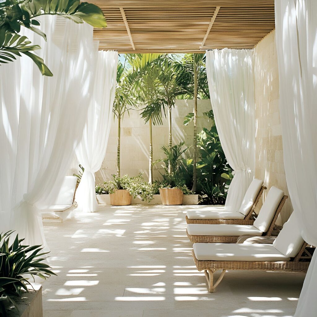 Cour intérieure : taille, fonctionnalité, usages, mobilier et rénovation