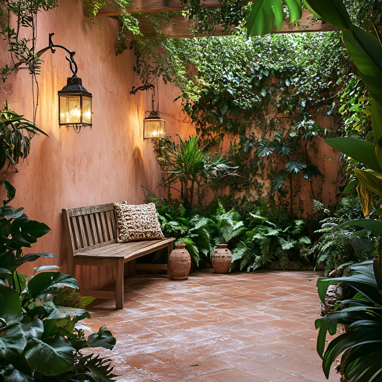 Cour intérieure : taille, fonctionnalité, usages, mobilier et rénovation