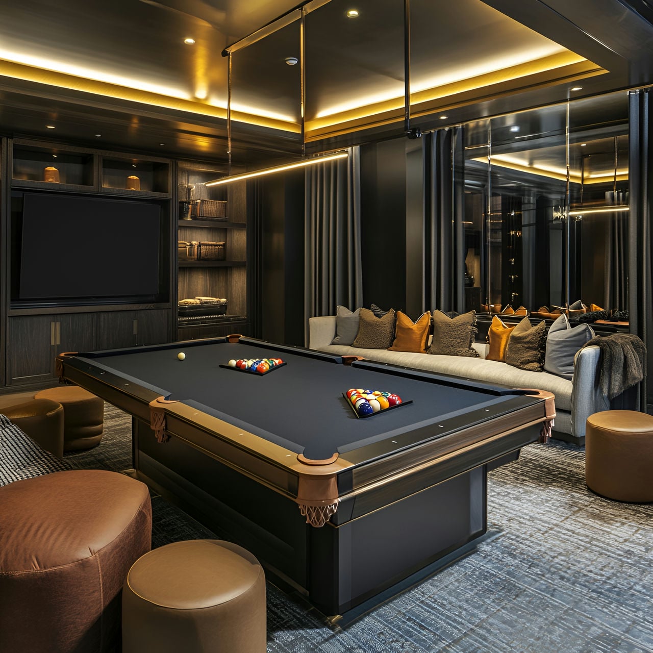 Salle de jeux : Taille, Fonctionnalité, Usages, Mobilier et Rénovation