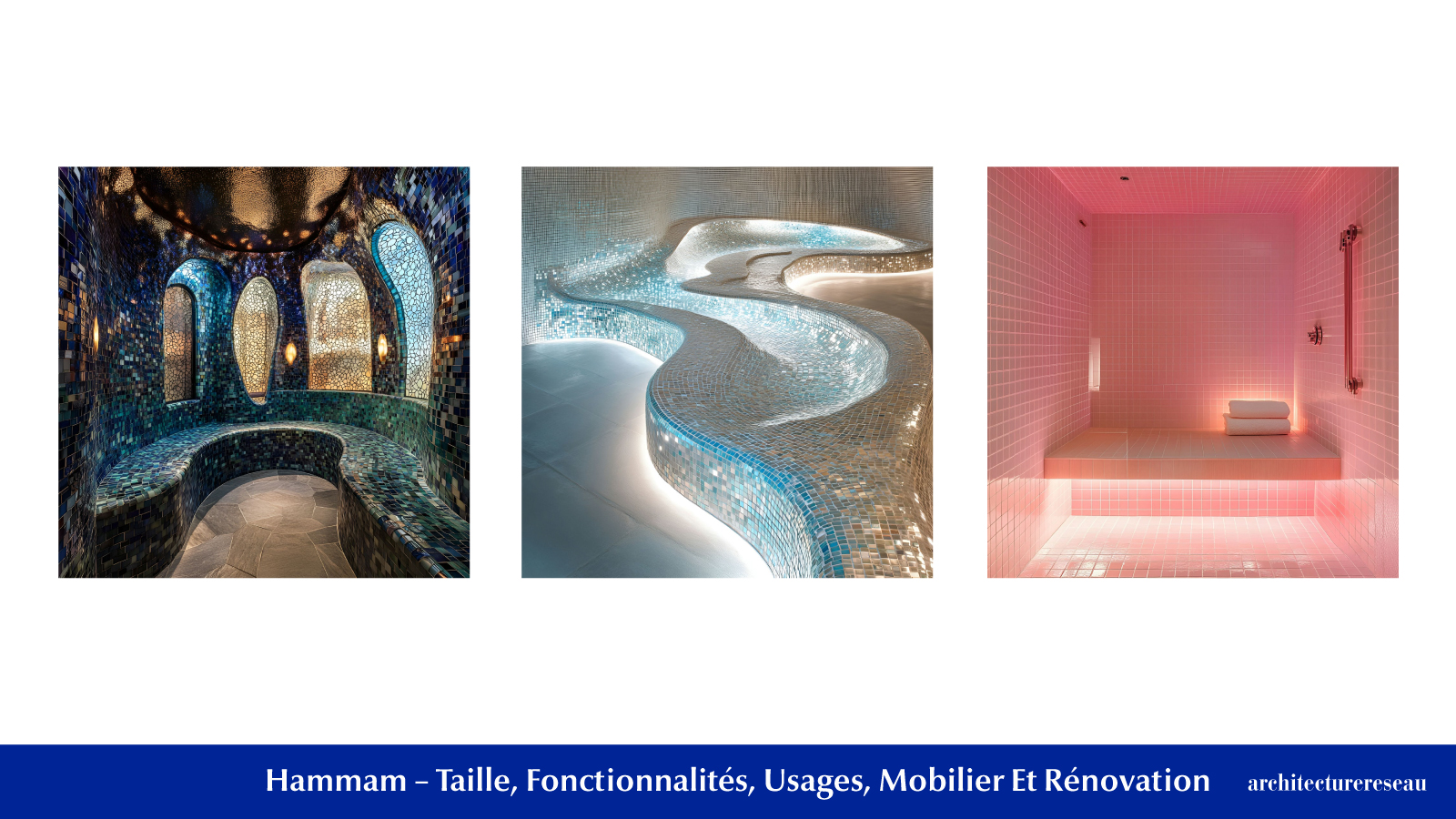 Hammam : taille, fonctionnalité, usages, mobilier et rénovation