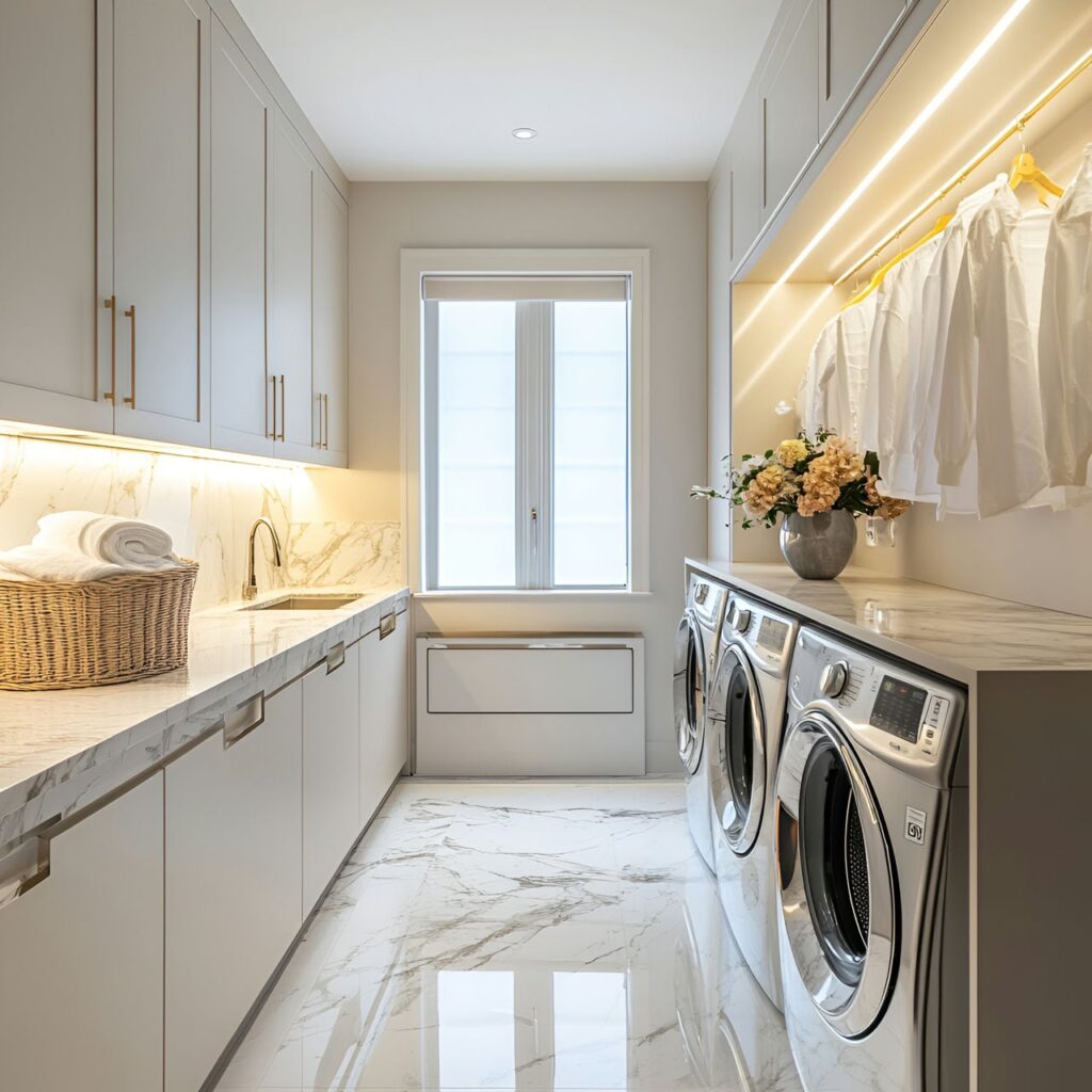 Buanderie: Taille, Fonctionnalité, Usages, Mobilier et Rénovation