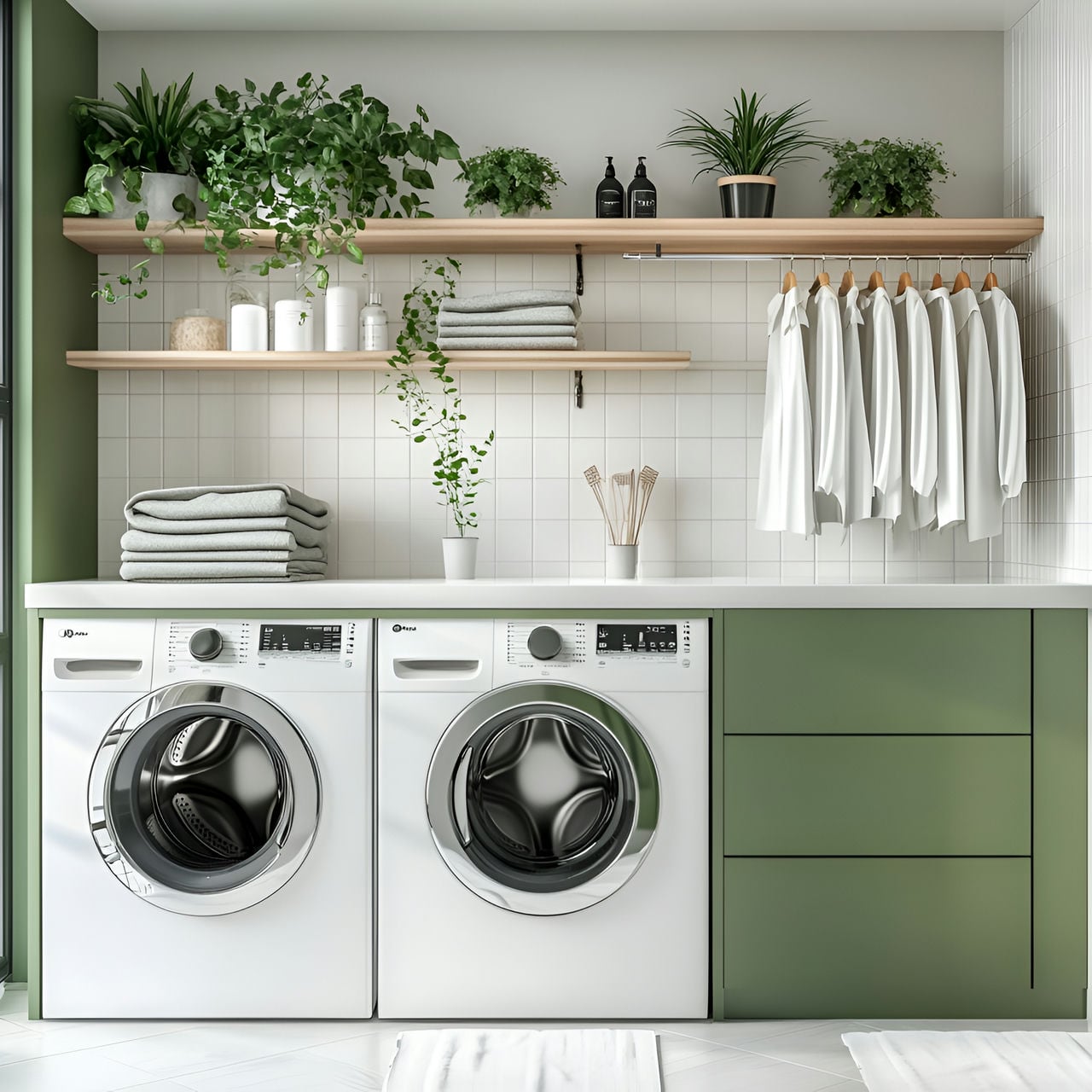 Buanderie: Taille, Fonctionnalité, Usages, Mobilier et Rénovation