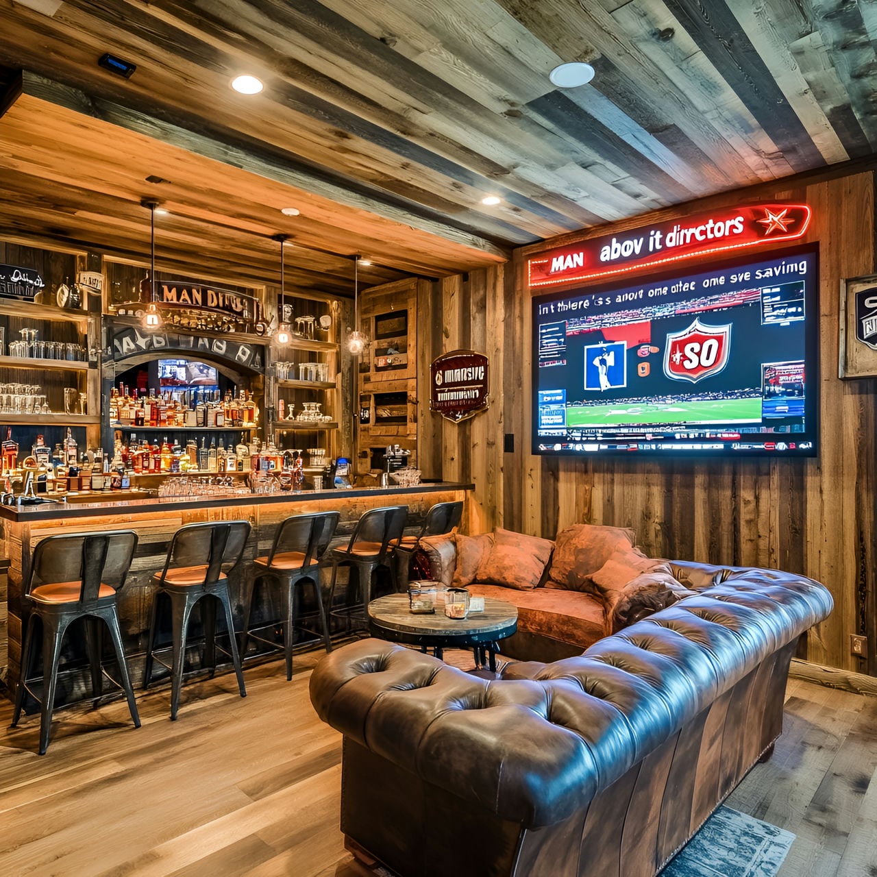 Man Cave : Taille, Fonctionnalité, Usages, Mobilier et Rénovation