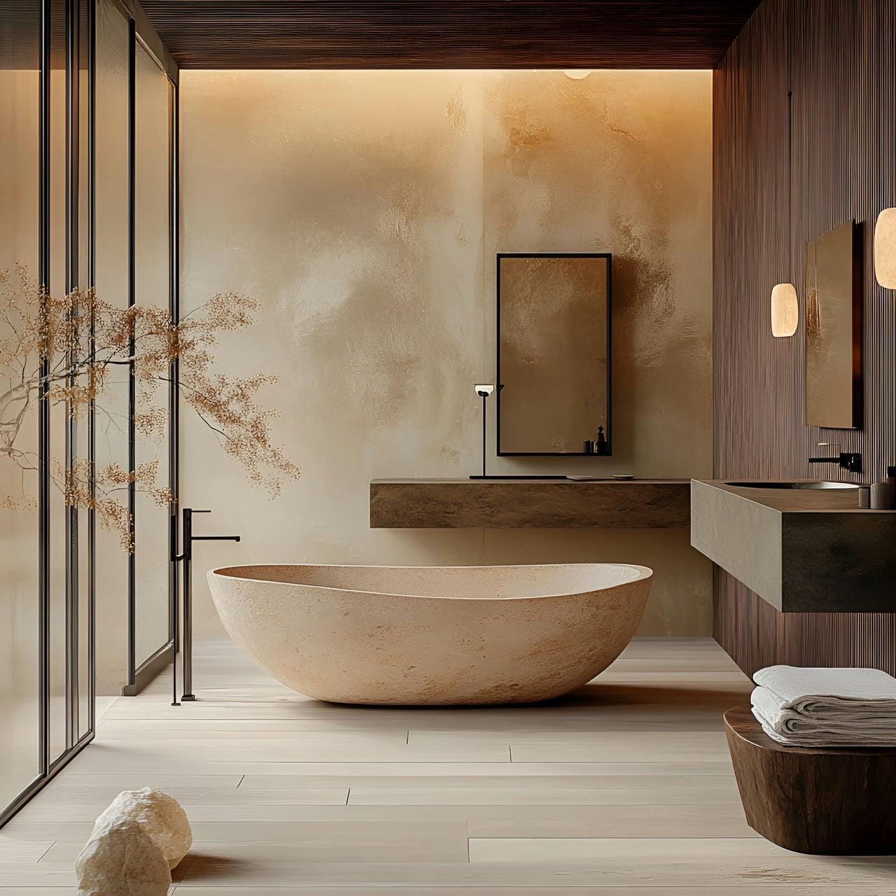Salle de bain principale : Taille, fonctionnalité, usages, mobilier et rénovation