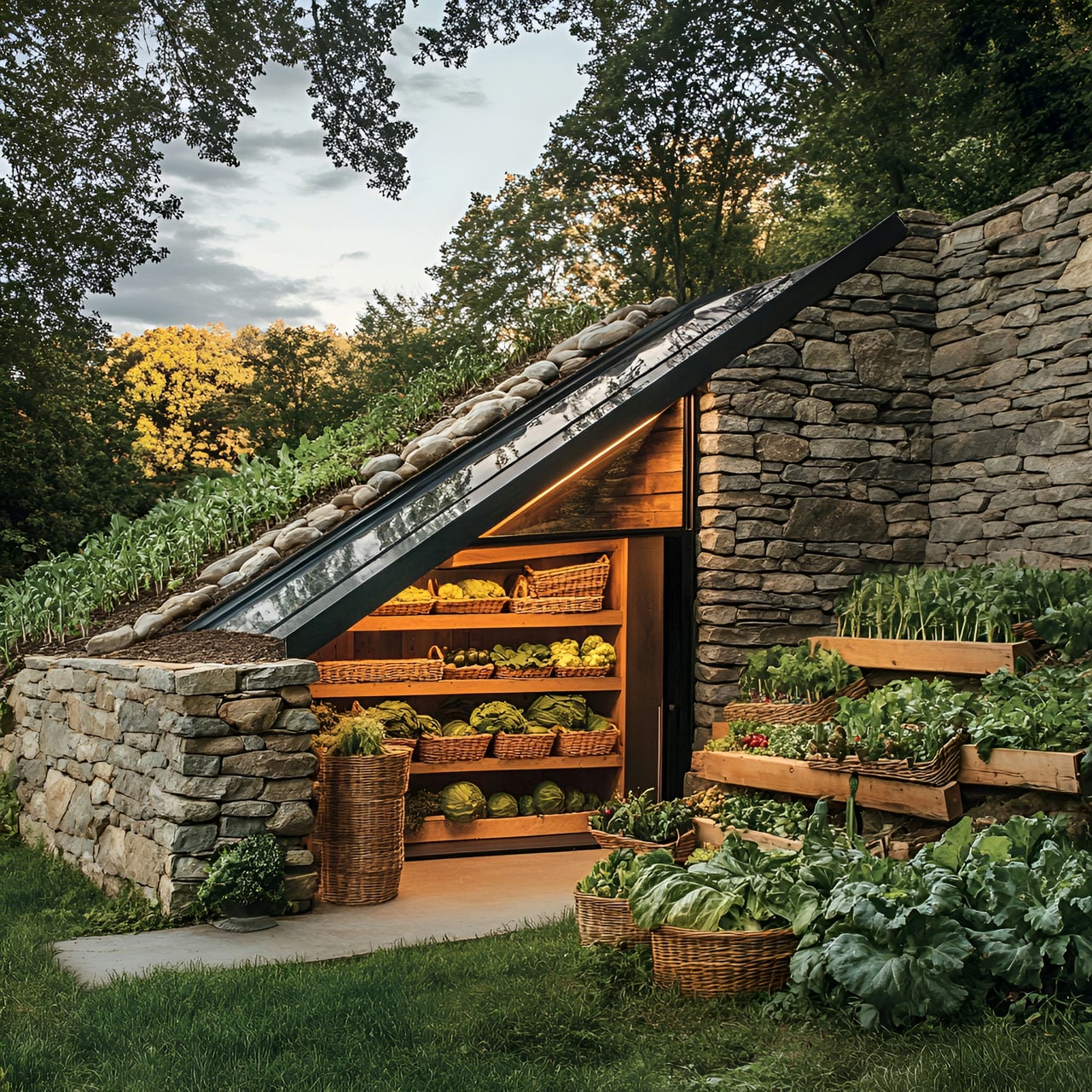 Cave à légumes : Taille, Fonctionnalité, Utilisations, Mobilier et Rénovation
