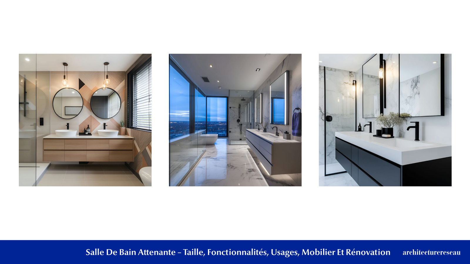 Salle de bain attenante : taille, fonctionnalité, usages, mobilier et rénovation