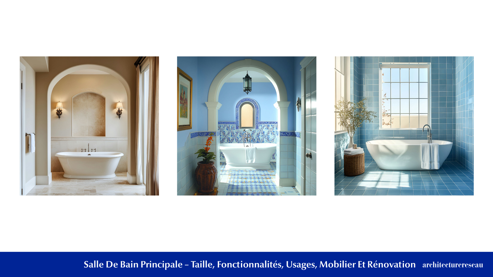 Salle de bain principale : Taille, fonctionnalité, usages, mobilier et rénovation