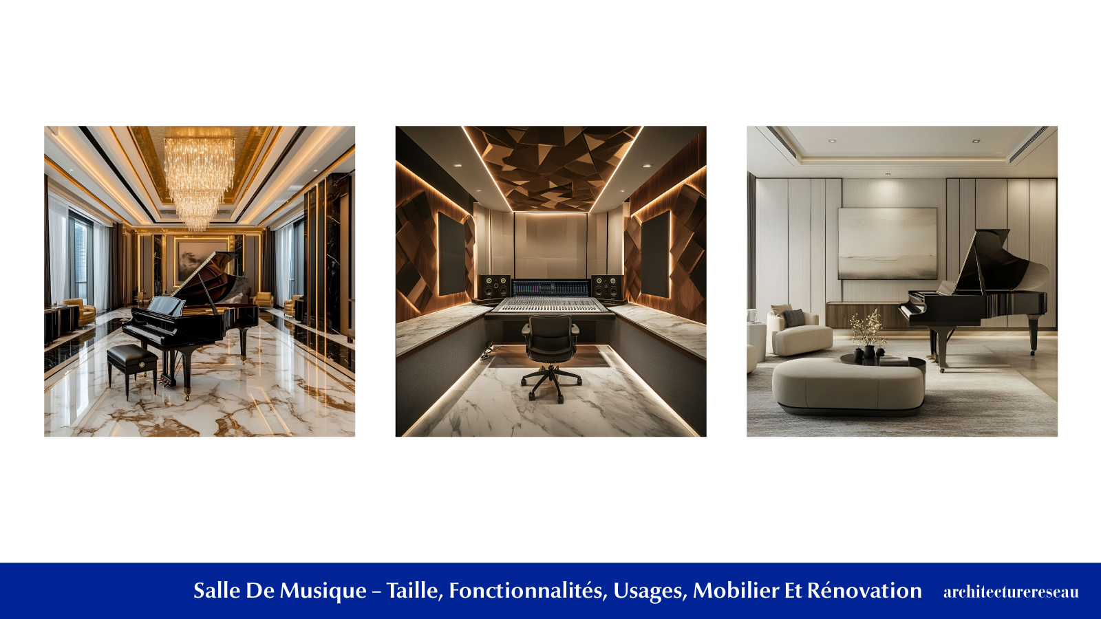 Salle de musique : Taille, Fonctionnalité, Usages, Mobilier et Rénovation