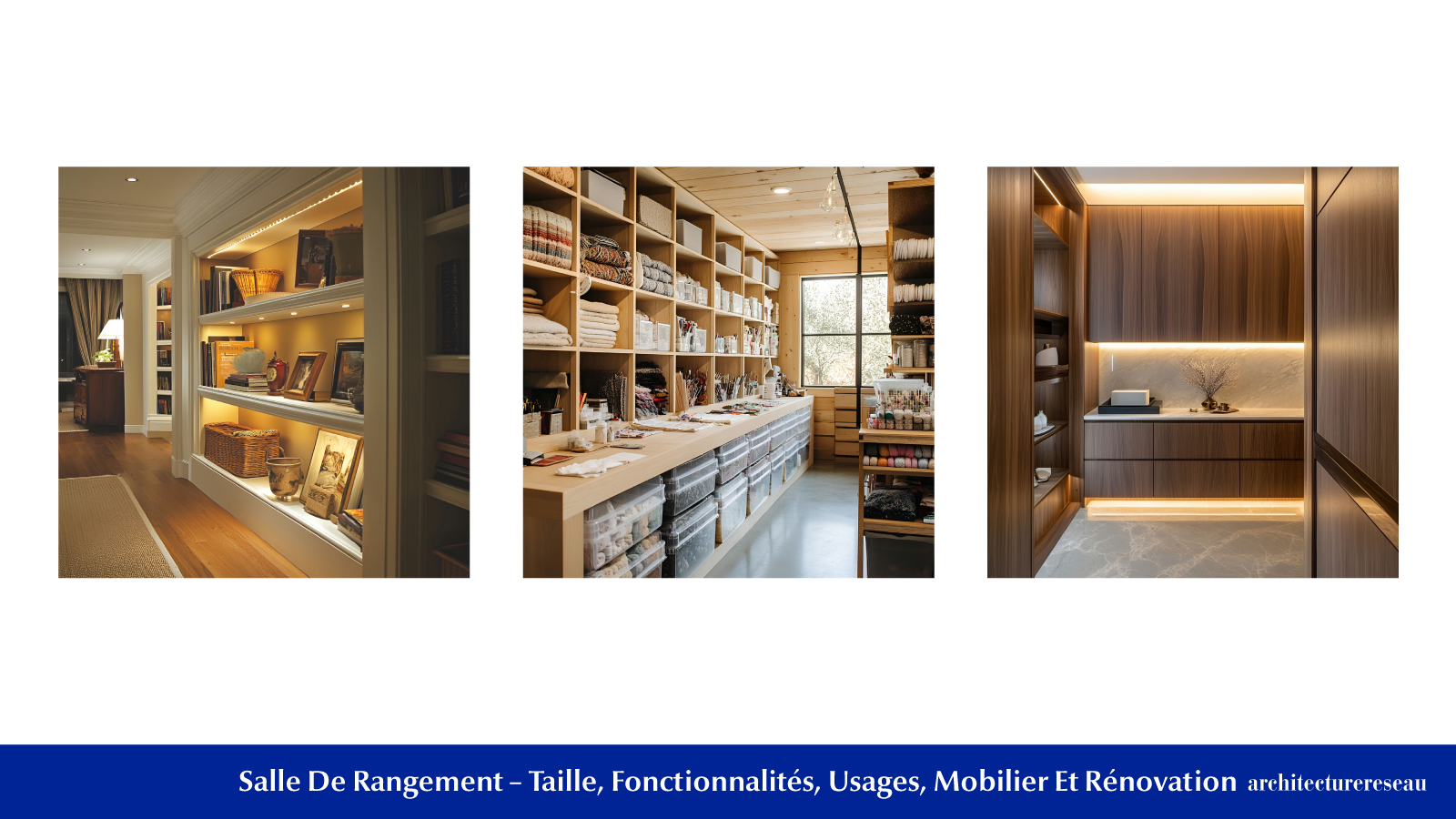 Salle de rangement : Taille, Fonctionnalité, Usages, Mobilier et Rénovation