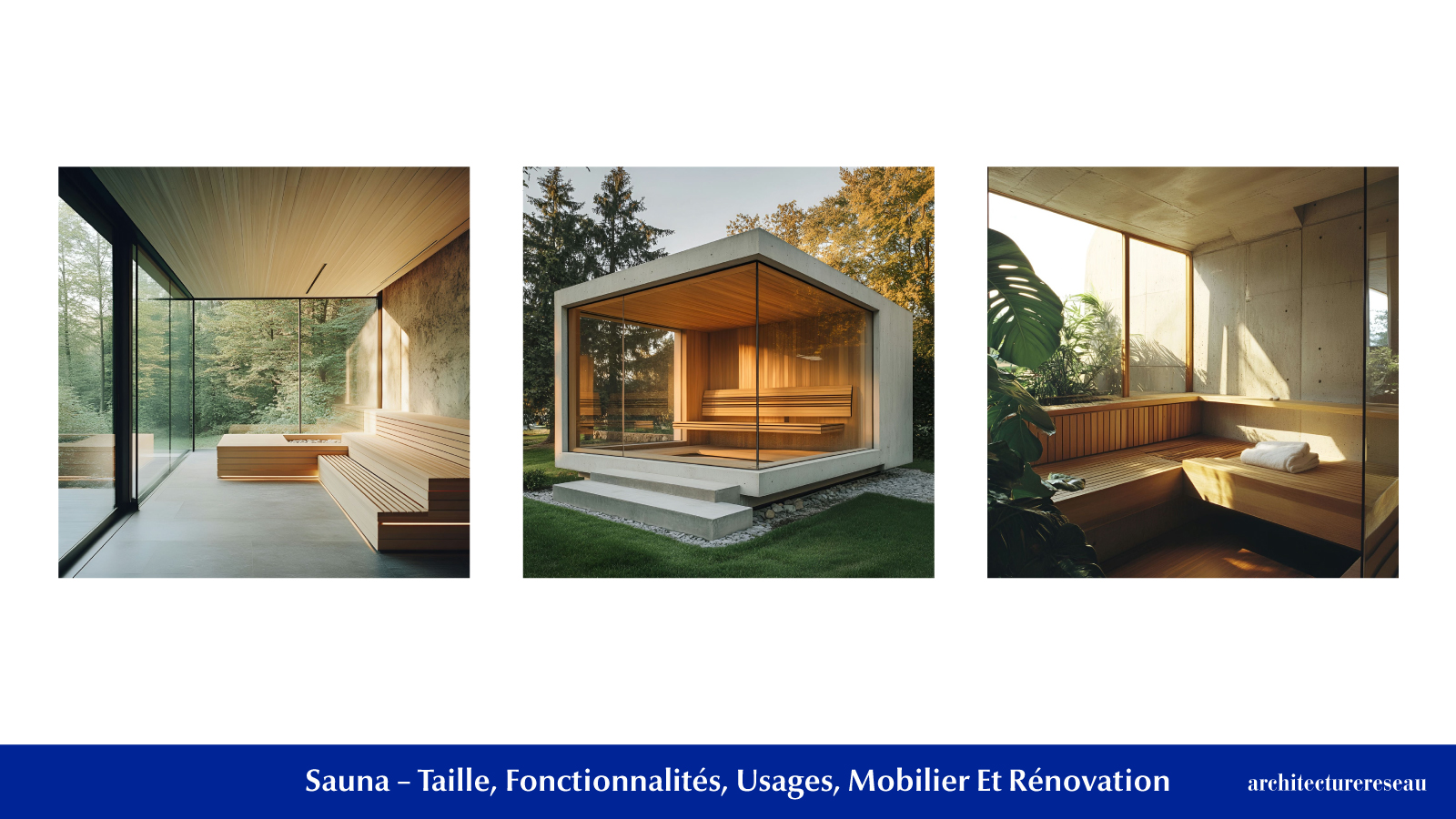 Sauna : Taille, Fonctionnalité, Usages, Mobilier et Rénovation