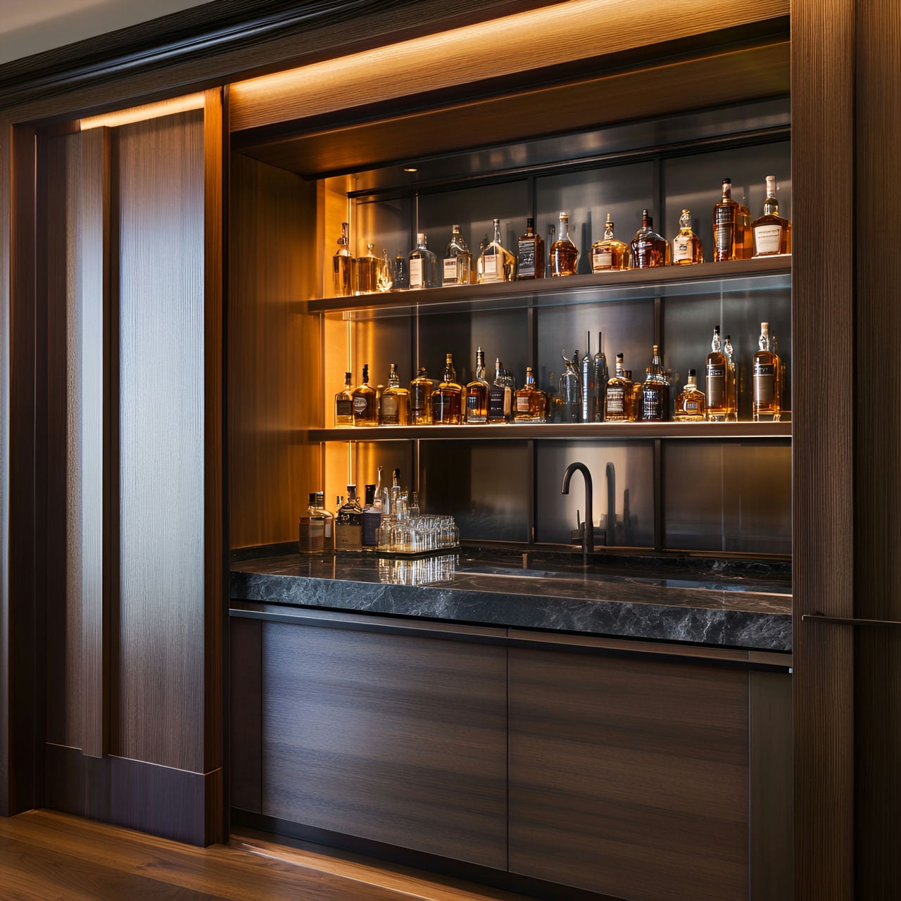 Bar avec évier : taille, fonctionnalité, usages, mobilier et rénovation