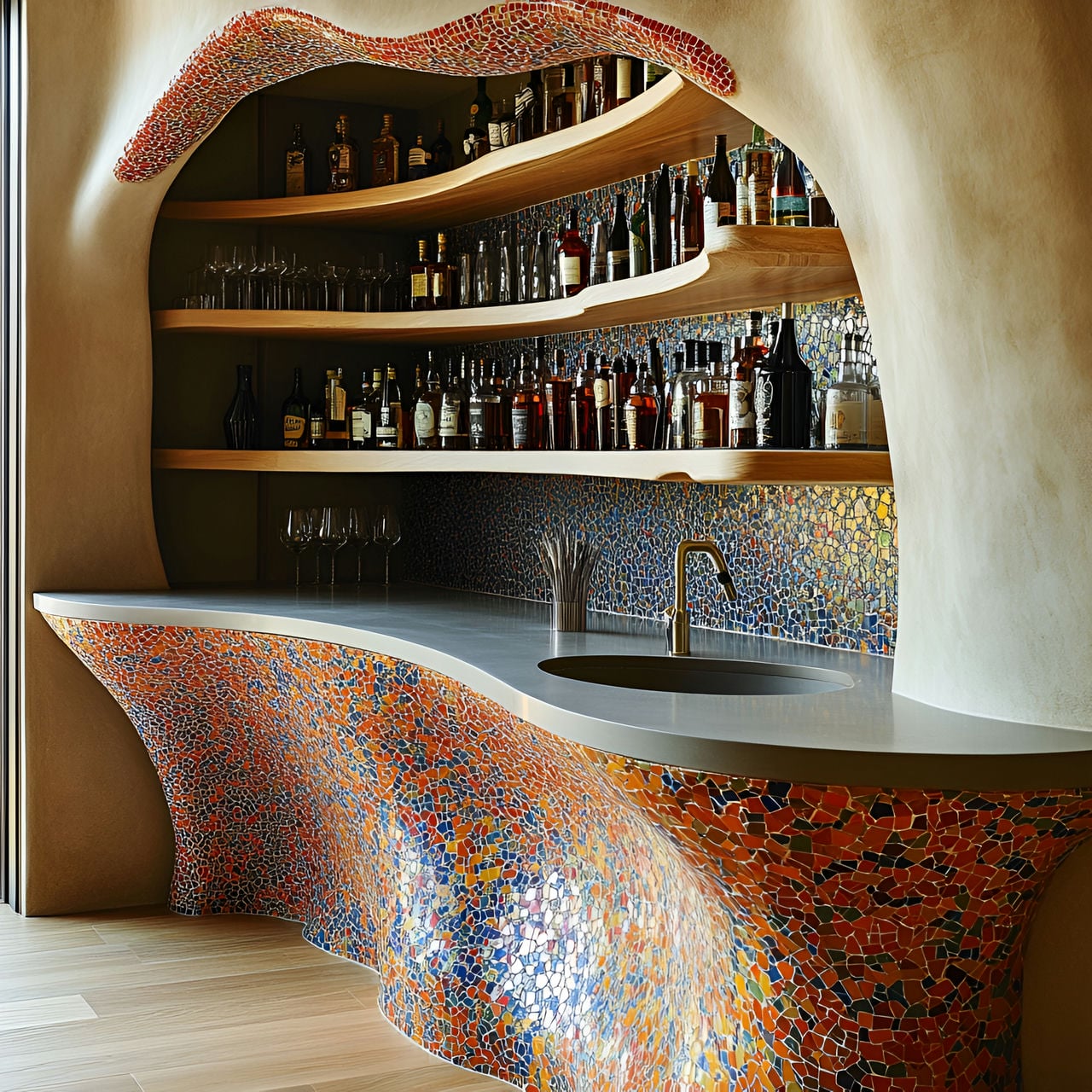 Bar avec évier : taille, fonctionnalité, usages, mobilier et rénovation