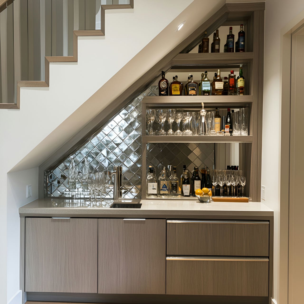Bar avec évier : taille, fonctionnalité, usages, mobilier et rénovation