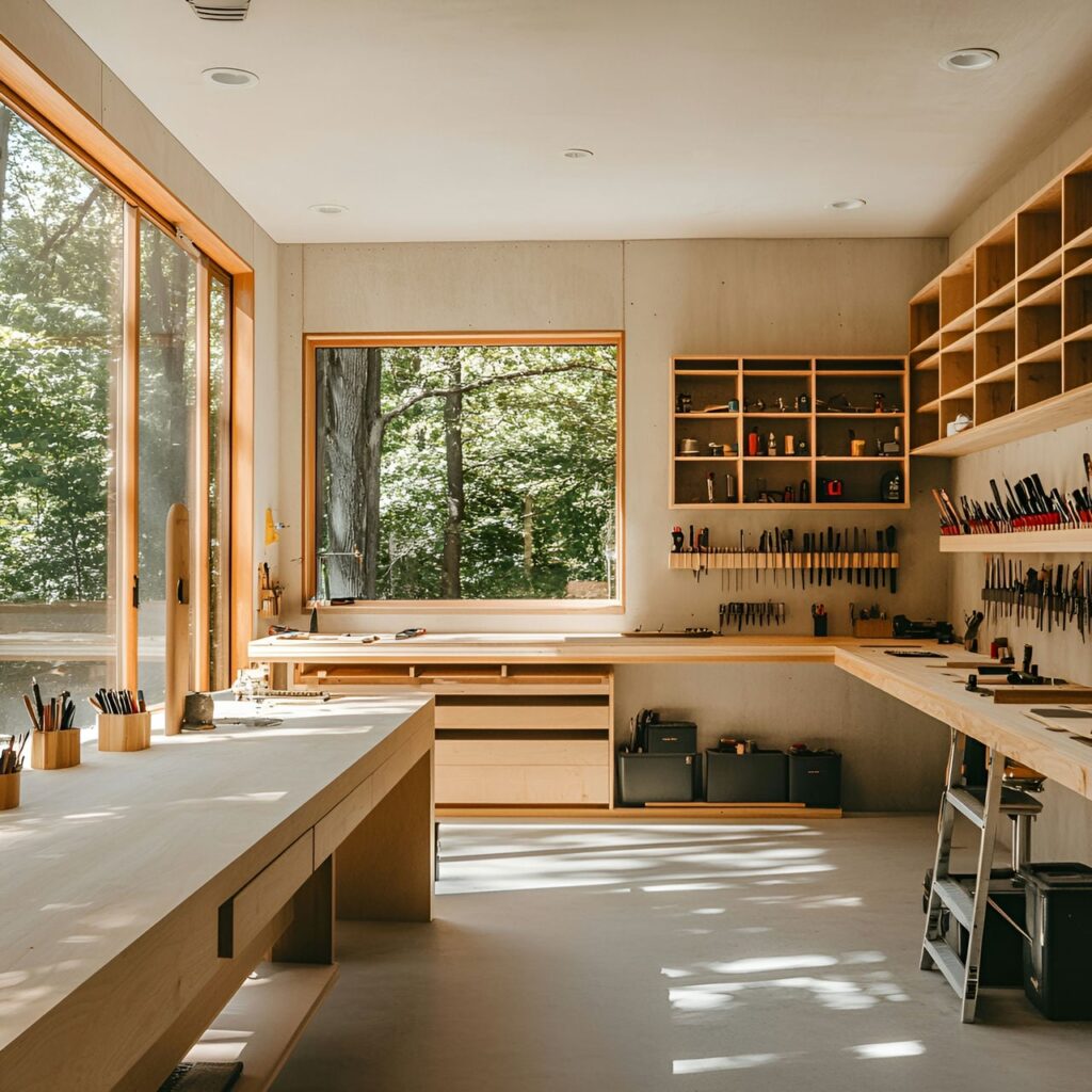 Atelier : taille, fonctionnalité, usages, mobilier et rénovation