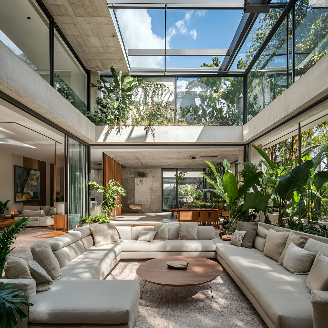 Atrium: Taille, Fonctionnalité, Usages, Mobilier et Rénovation