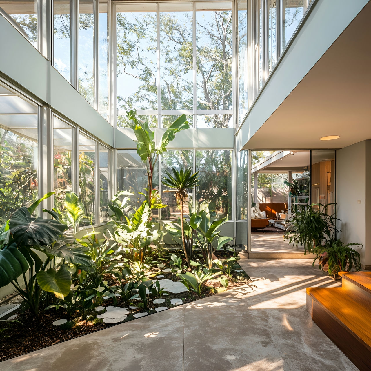 Atrium: Taille, Fonctionnalité, Usages, Mobilier et Rénovation