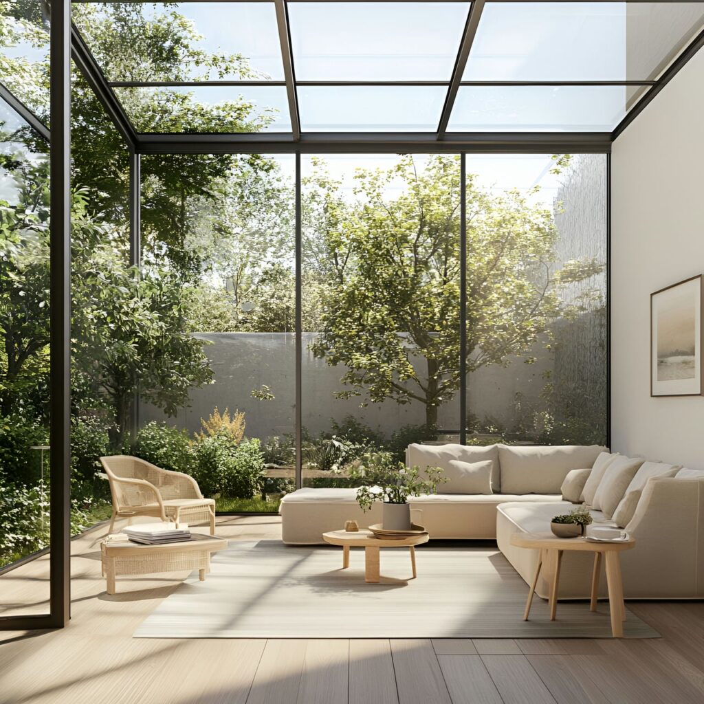 Véranda : taille, fonctionnalité, usages, mobilier et rénovation