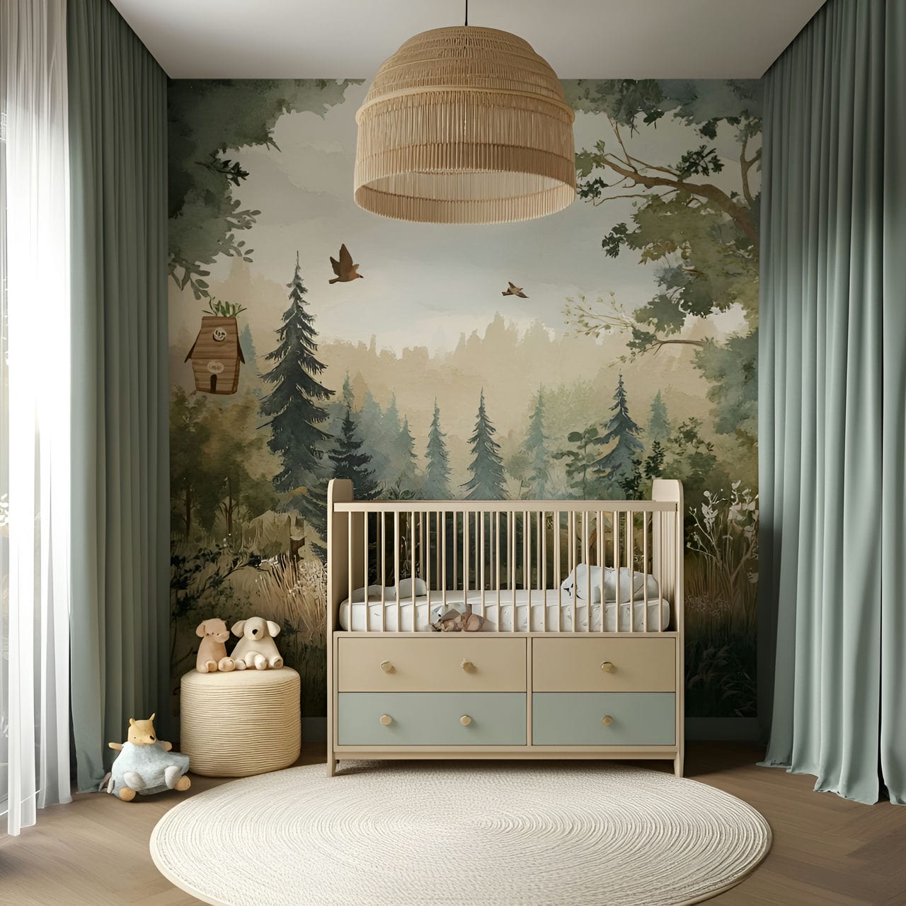 Chambre de bébé: Taille, Fonctionnalité, Utilisations, Mobilier et Rénovation