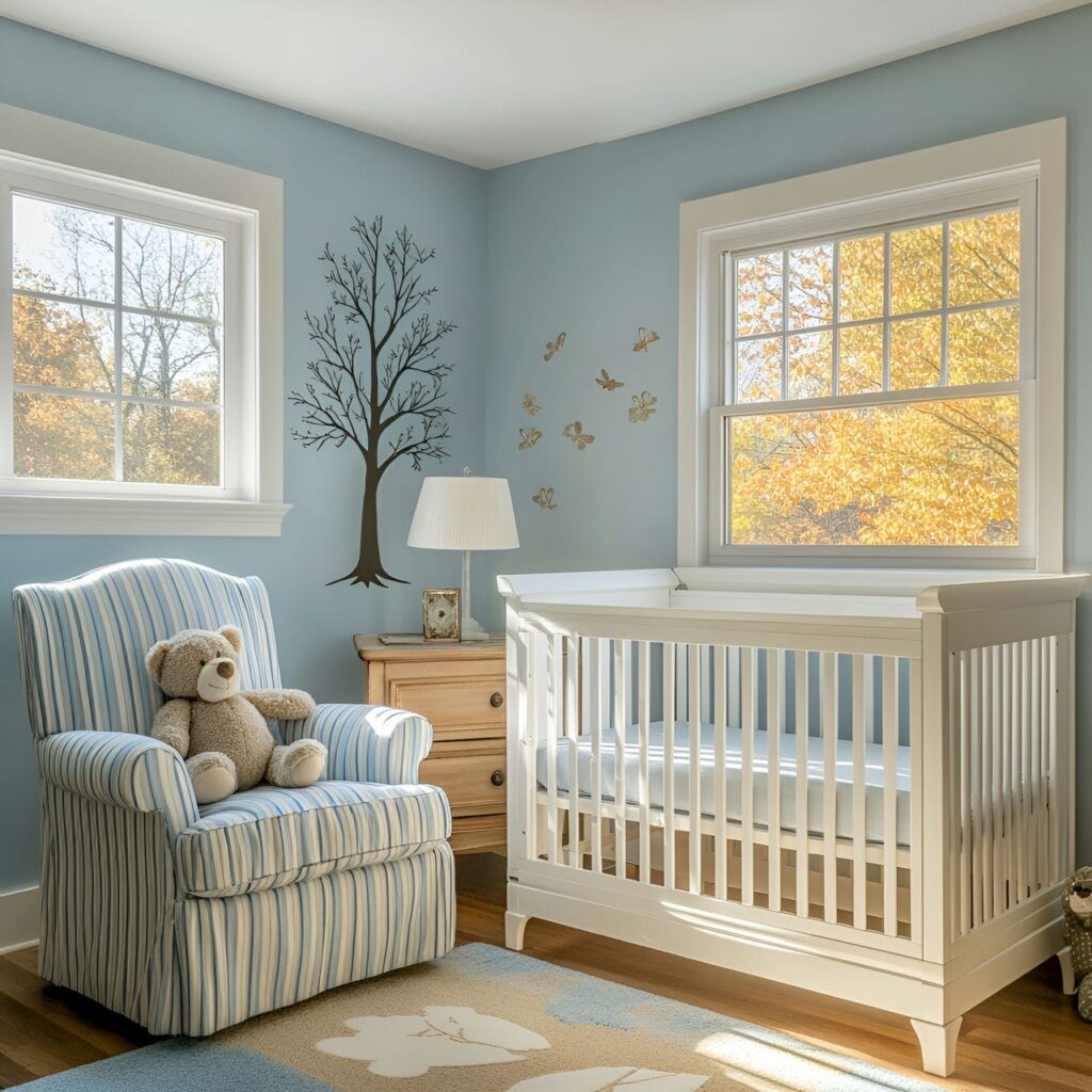 Chambre de bébé: Taille, Fonctionnalité, Utilisations, Mobilier et Rénovation