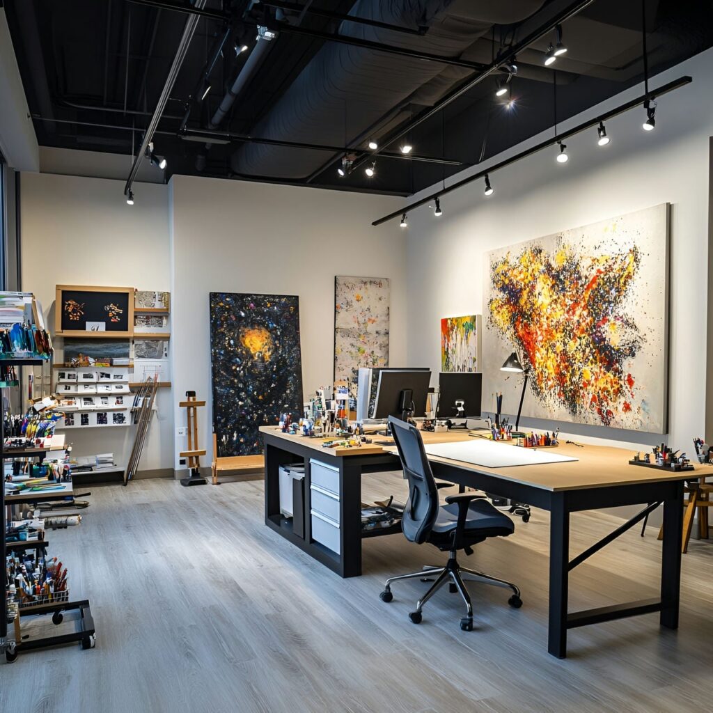 Atelier d’art : Taille, Fonctionnalité, Usages, Mobilier et Rénovation