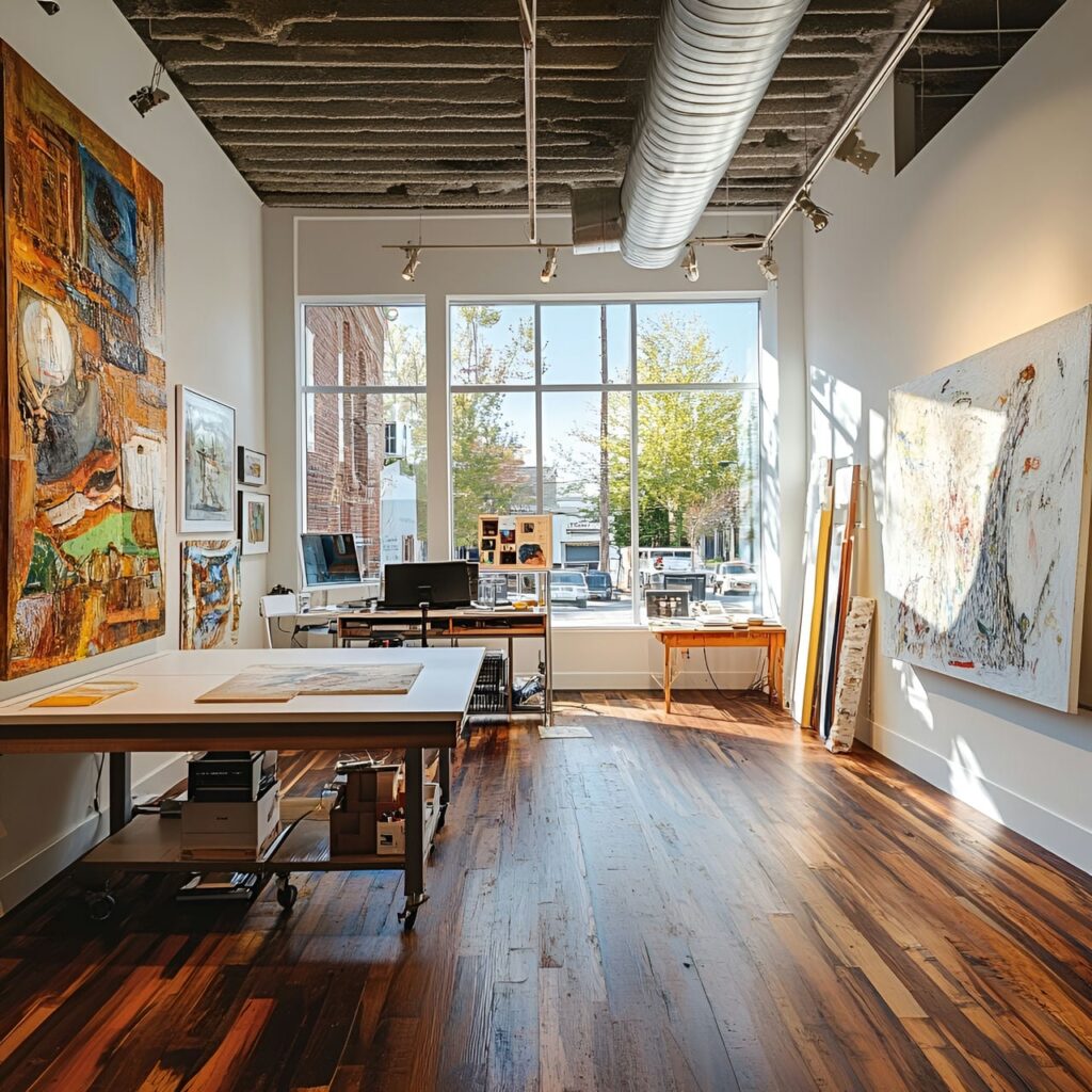 Atelier d’art : Taille, Fonctionnalité, Usages, Mobilier et Rénovation