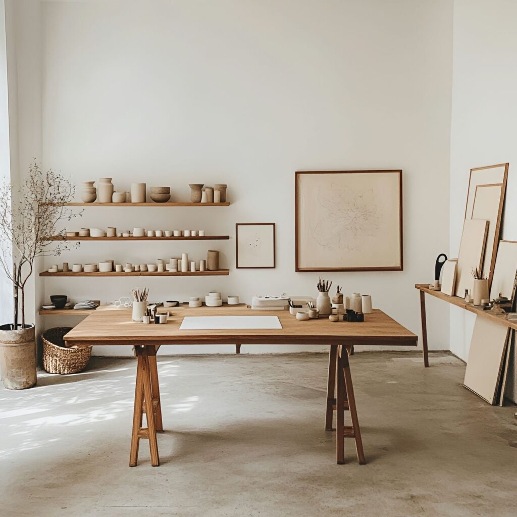 Atelier d’art : Taille, Fonctionnalité, Usages, Mobilier et Rénovation