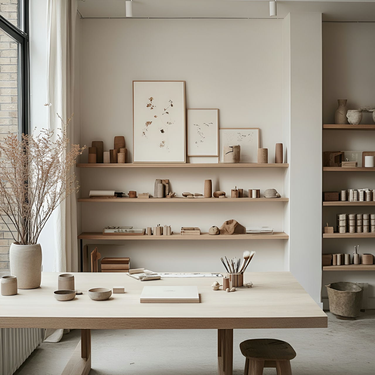 Atelier d’art : Taille, Fonctionnalité, Usages, Mobilier et Rénovation