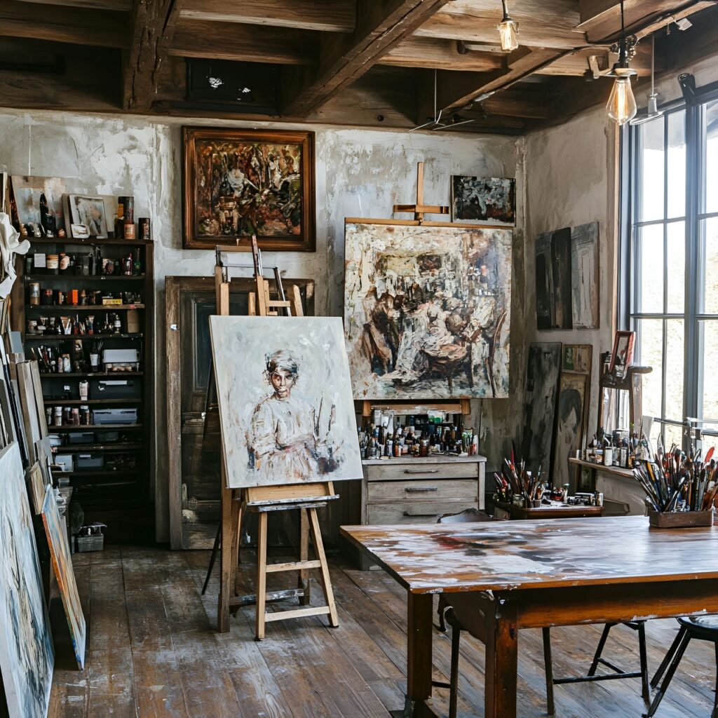 Atelier d’art : Taille, Fonctionnalité, Usages, Mobilier et Rénovation