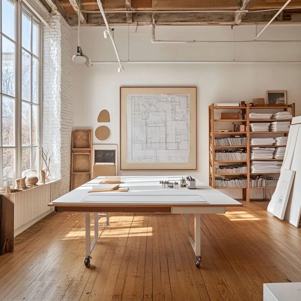 Atelier d’art : Taille, Fonctionnalité, Usages, Mobilier et Rénovation