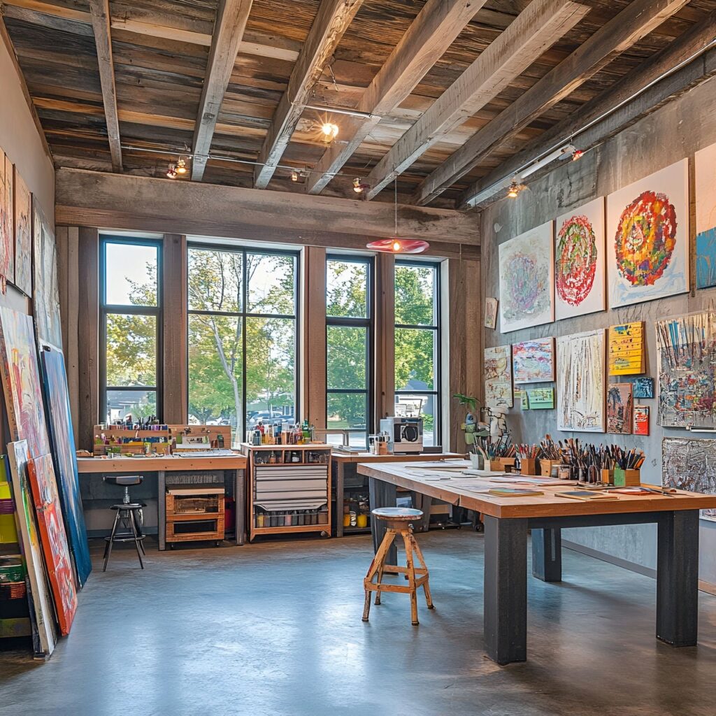 Atelier d’art : Taille, Fonctionnalité, Usages, Mobilier et Rénovation