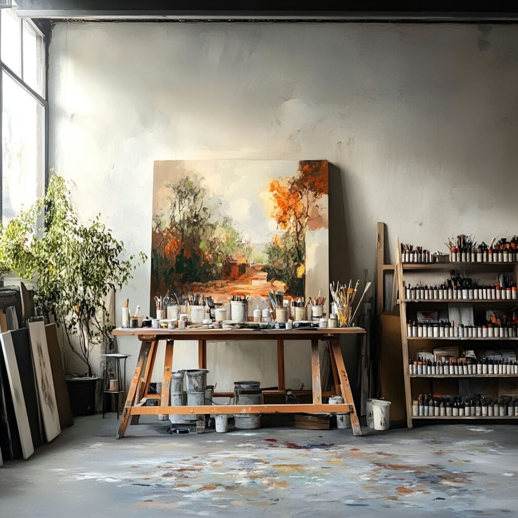 Atelier de loisirs créatifs : taille, fonctionnalité, usages, mobilier et rénovation